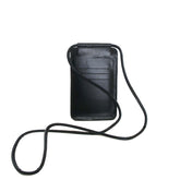 PORTA CARTÃO TIRACOLO PRETO COURO A 46068 0042 0005 AREZZO - Vintedoisk